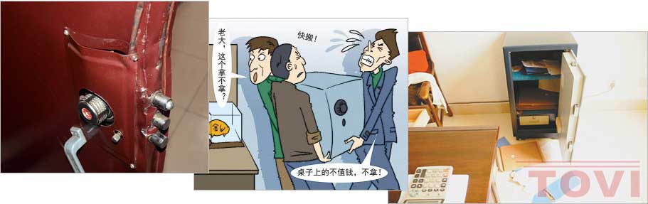 大廈財務室安裝監控，預防小偷減少損失