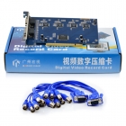 NV6616AV 16路視頻/8路音頻監(jiān)控卡 CIF效果